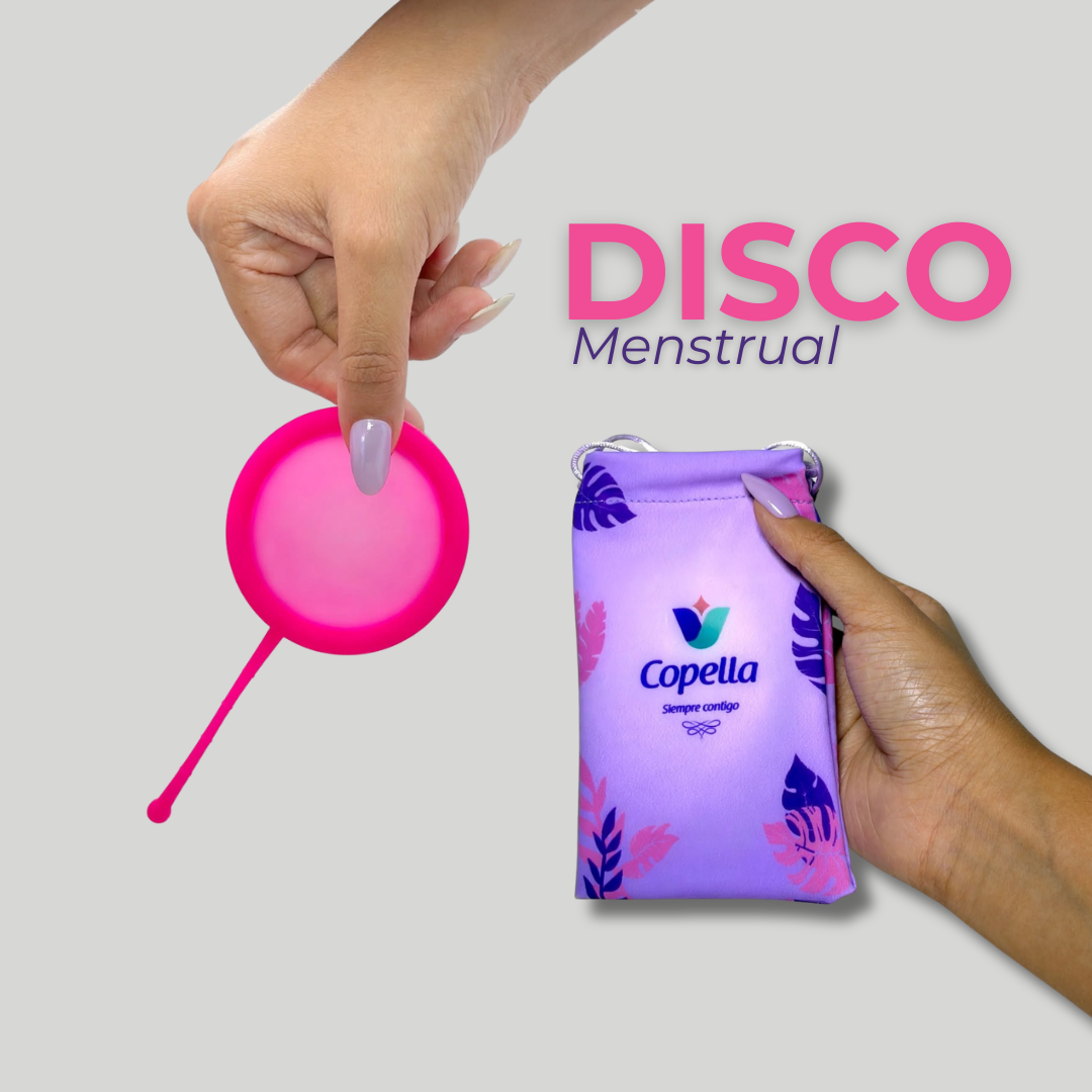Disco Menstrual Copella | Talla S Fucsia -  Hasta 12H de Libertad