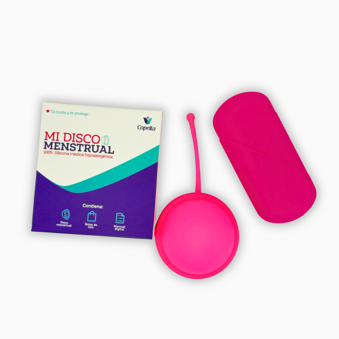 Disco Menstrual Copella | Talla S Fucsia -  Hasta 12H de Libertad