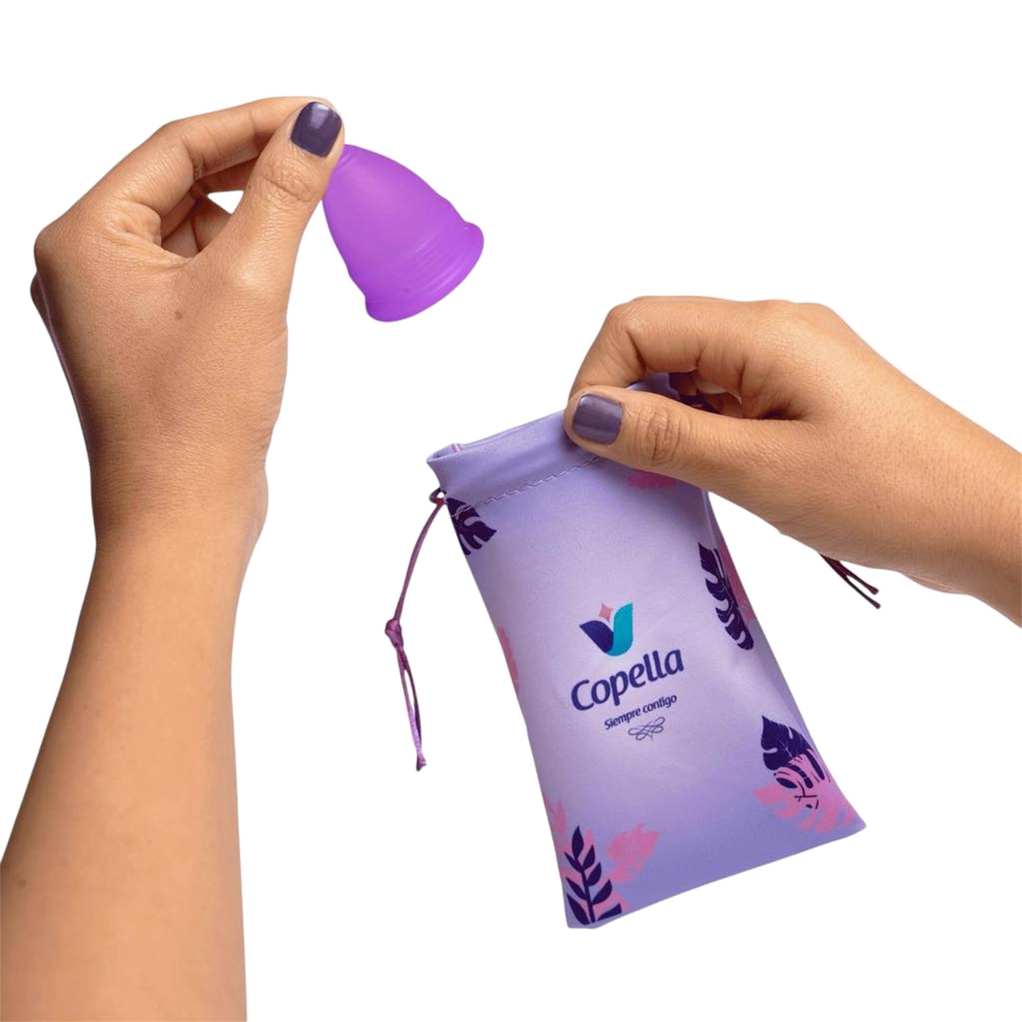 Copa Menstrual Copella | Talla S Lila - Hasta 12H de Libertad