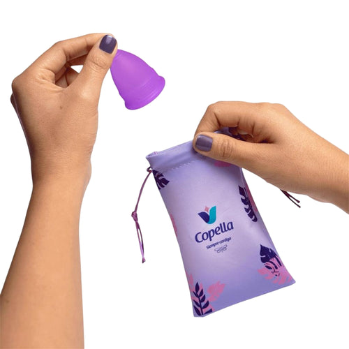 Copa Menstrual Copella | Talla S Lila - Hasta 12H de Libertad